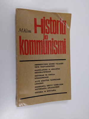M. P. Kim : Historia ja kommunismi