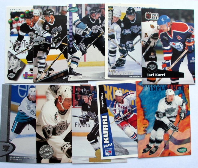Jari Kurri lotti 10 korttia