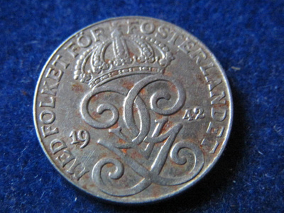 2 öre 1942 fe. Ruotsi-Sweden
