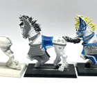 WHFB - 3kpl High Elf Silver Helms ratsuja [F84] - pikkukuva 3