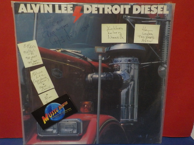 ALVIN LEE.. - DETROIT DIESEL EU/HOL -86 1ST PRESS EX/EX+ LP