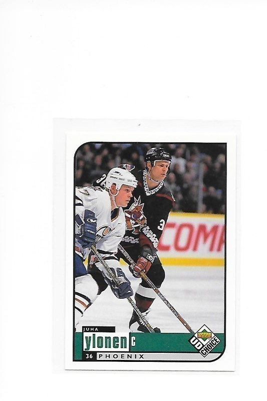 1998-99 UD Choice #164 Juha Ylönen Phoenix Coyotes