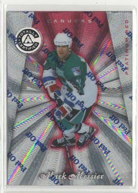Mark Messier 97-98 Pinnacle Totally Certified Platinum Red