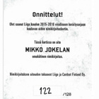2015-16 Cardset Signature Mikko Jokela - pikkukuva 2