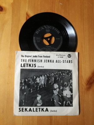 Finnish Jenka All-Stars – Letkis 7" ps orig 1965 hieno