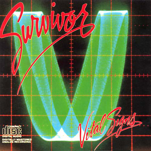 Survivor - Vital Signs (CD) EX+!! Vanha painos