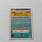 1990-91 Score USA #354 Patrick Roy / Mike Liut - pikkukuva 2