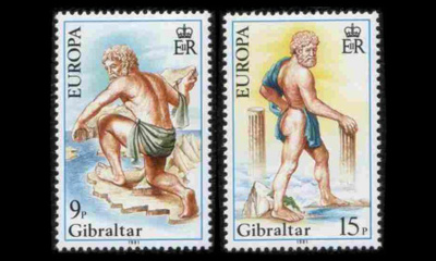 Gibraltar 416-7 ** Europa kansanperinteet (1981)