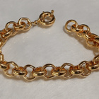 21k kullattu Kanadalainen papu rannekoru Gold plated - pikkukuva 1