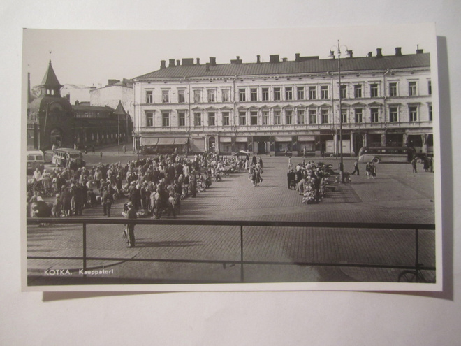 VANHA Postikortti Kotka 1950-l Alkup.Mallikappale