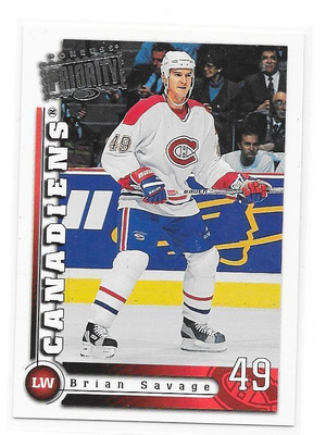 1997-98 Donruss Priority #128 Brian Savage Montreal Canadien