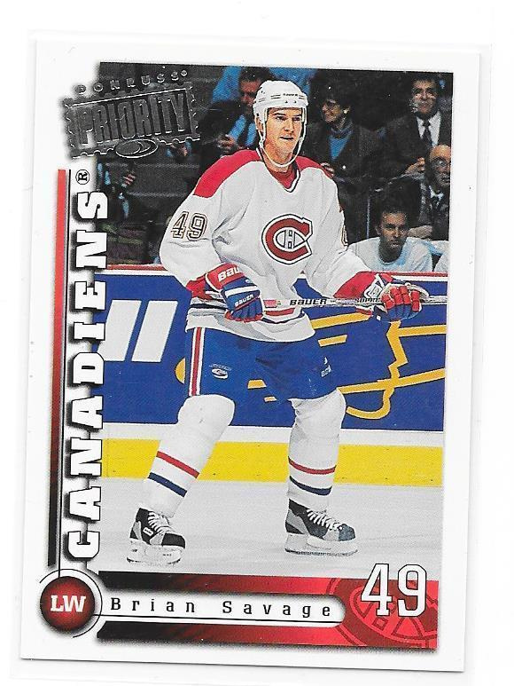 1997-98 Donruss Priority #128 Brian Savage Montreal Canadien