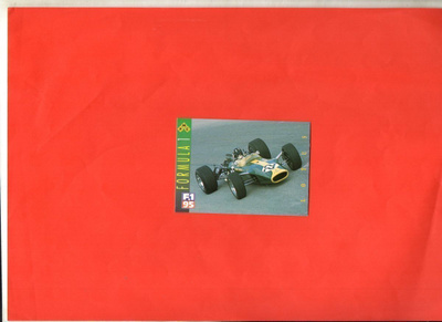 FORMULA 1 F.1 1995 n:o 108 Keräilykuva