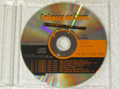 Rebecca De Ruvo • I Caught You Out CD Maxi-Single
