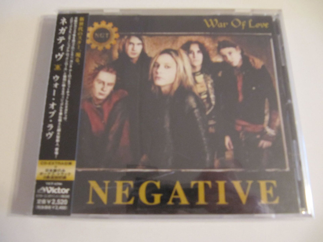 Negative  War Of Love Japanilainen CD OBI
