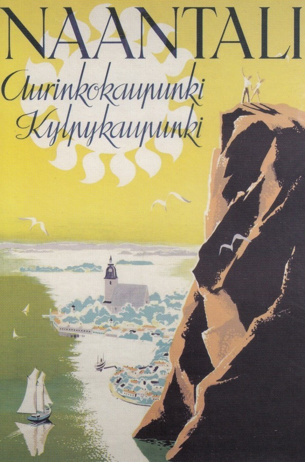 Naantali aurinkokaupunki (postikortti)
