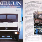 1984 Mercedes-Benz kuorma-auto jakelu esite - KUIN UUSI - pikkukuva 1