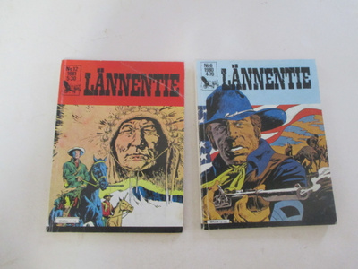 2 KPL LÄNNENTIE SARJAKUVAA numerot 6/80  ja 12/81