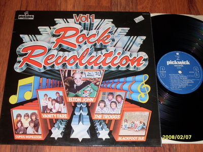 ROCK REVOLUTION - kokoelma - LP 1976 rock & roll EX