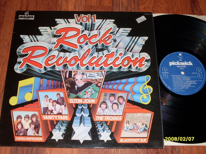 ROCK REVOLUTION - kokoelma - LP 1976 rock & roll EX