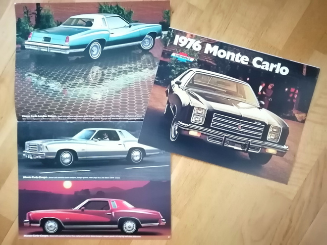 1976 Chevrolet Monte Carlo esite - KUIN UUSI