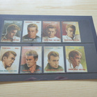 8 kpl James Dean ja 7 kpl Elvis Presley postimerkkejä MNH - pikkukuva 3