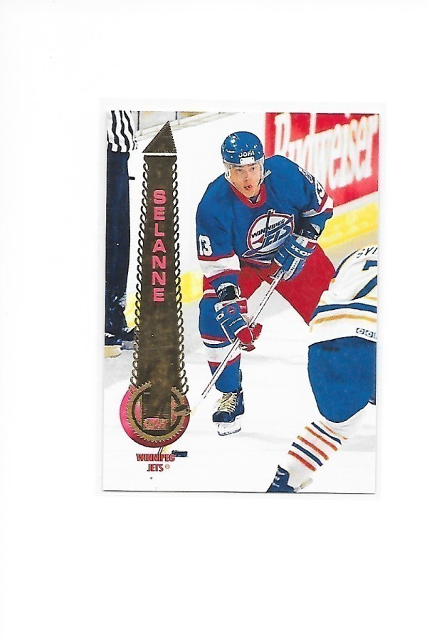 1994-95 Ultra #25 Teemu Selänne Winnipeg Jets