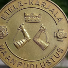 Kullanvärinen Etelä - Karjala Maanpuolustus. Halkaisija - 51 - pikkukuva 5