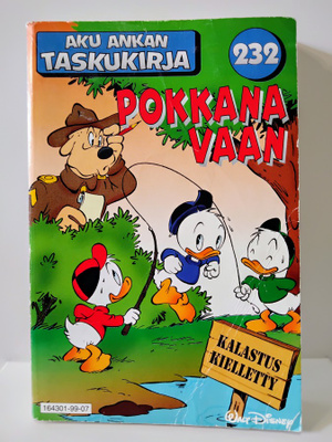 Pokkana vaan - Aku Ankka taskukirja 232 (1.p)