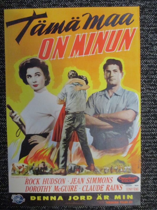 Tämä maa on minun (1959) - vanha elokuvajuliste