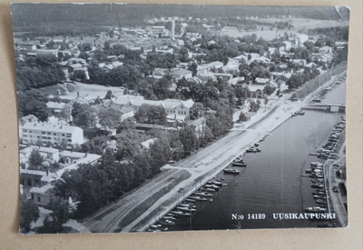 Uusikaupunki N:o 14189, kanavaa, silta, Velj. Karhumäki