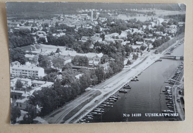 Uusikaupunki N:o 14189, kanavaa, silta, Velj. Karhumäki