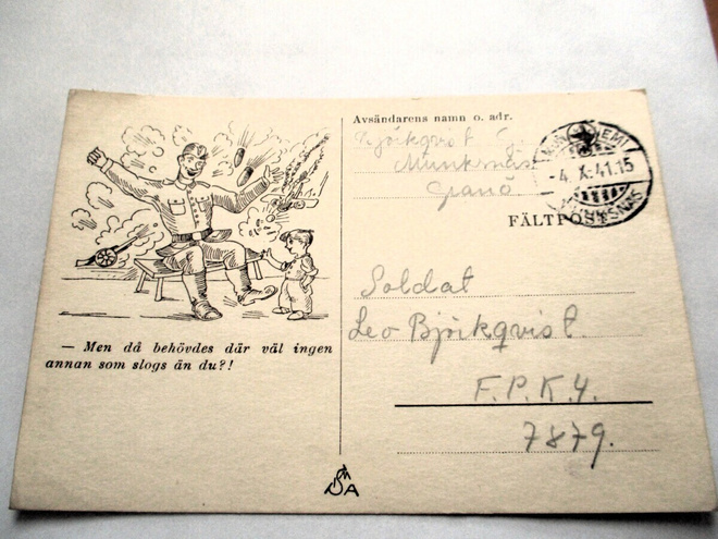 Men då behövdes där väl kp - 1941 Munkkiniemi