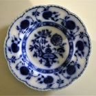 Johnson Brother Flow Blue/Valuva sininen lautasia n. v. 1900 - pikkukuva 3