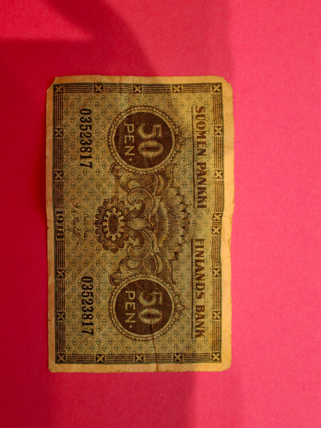 50 penniä 1918