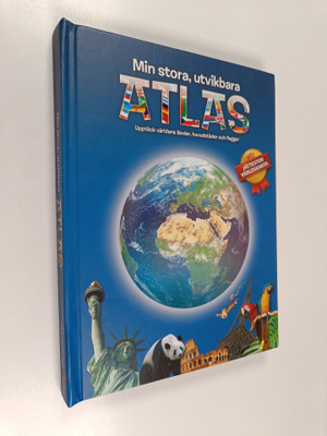 Min stora, utvikbara atlas : upptäck världens länder, huv...