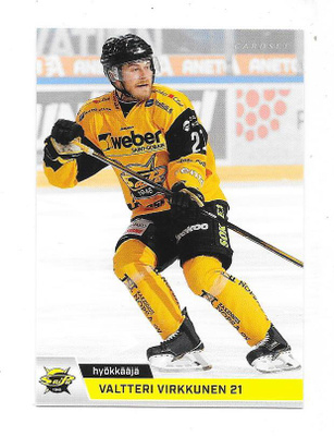 2018-19 CardSet #129 Valtteri Virkkunen Saipa