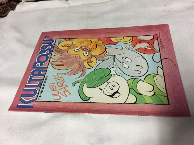KULTAPOSSU LEHTI 7/1987 HIENO