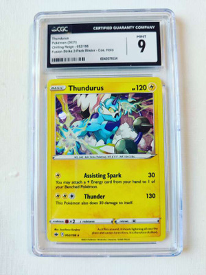 Thundurus Chilling Reign 052/198 CGC 9