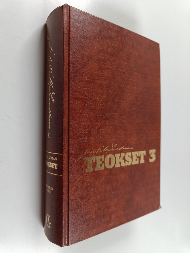 Johan Vilhelm Snellman : Teokset 3 : Kuopion kausi