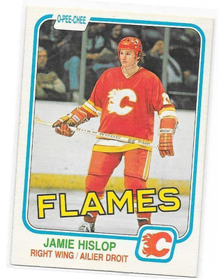 1981-82 OPC #40 Jamie Hislop Calgary Flames
