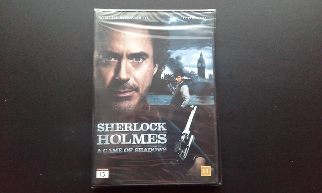 DVD: Sherlock Holmes - A Game of Shadows (2011) UUSI