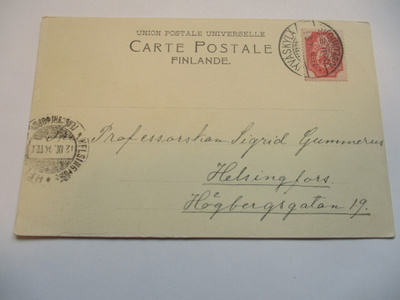 1904 Jyväskylä kortti os Sigrid Gummerus