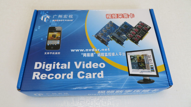 Videovalvonta Digital Video Recorder Card PCIe 16 kameraa