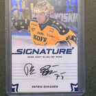 PATRIK SIIKANEN SAIPA BLUELINE RARE SIGNATURE /20 - pikkukuva 1
