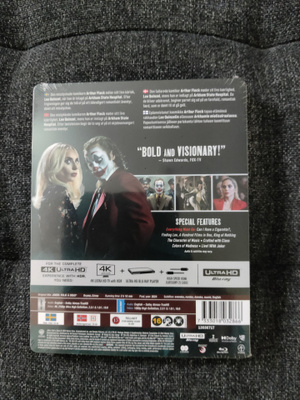 Joker:folie a deux 4k ultra hd steelbook uusi.