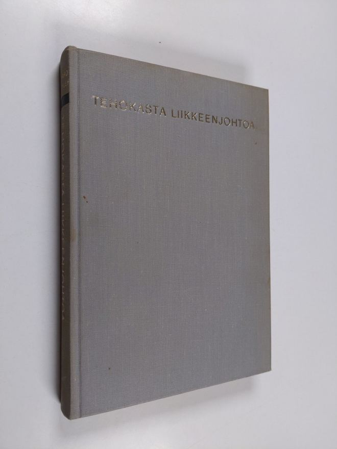 Edward C. Schleh : Tehokasta liikkeenjohtoa