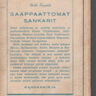 HEIKKI SEPPÄLÄ SAAPPAATTOMAT SANKARIT 1p 1947 - pikkukuva 2