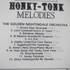 Golden Nightingale Orchestra: Honky-Tonk Melodies CD - pikkukuva 2