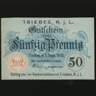 Saksa Notgeld 50 Pfg, Triebes 1918 - pikkukuva 1